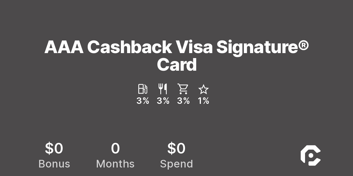 AAA Cashback Visa Signature® Card