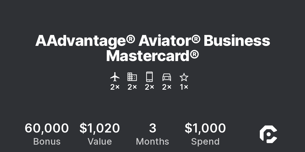 AAdvantage® Aviator® Business Mastercard®