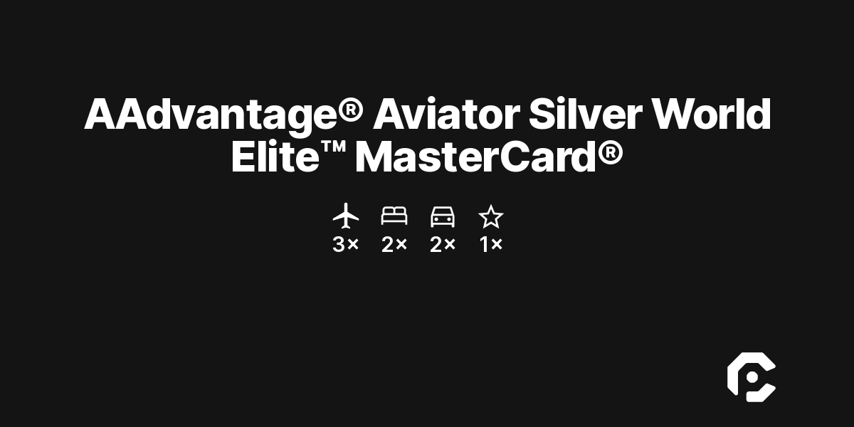 AAdvantage® Aviator Silver World Elite™ MasterCard®
