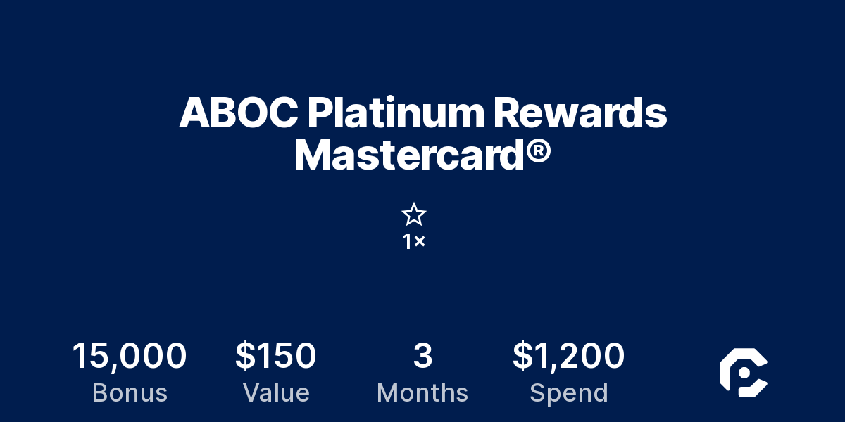 ABOC Platinum Rewards Mastercard® CardPointers