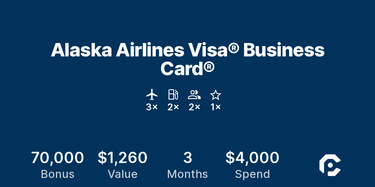 Alaska Airlines Visa® Business Card® | CardPointers