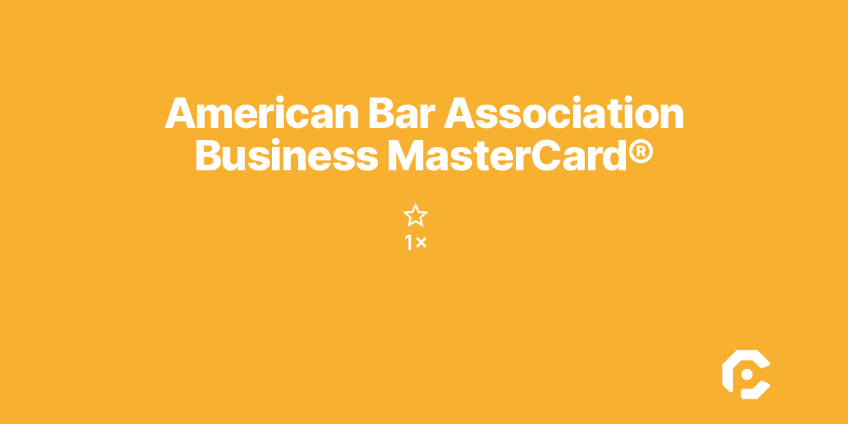 American Bar Association Business MasterCard®