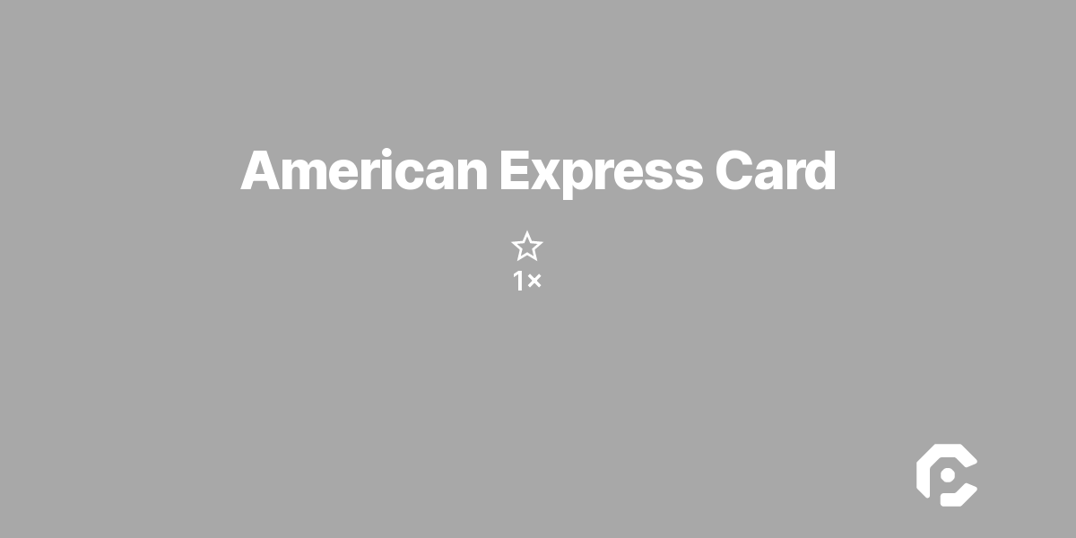 American Express Card