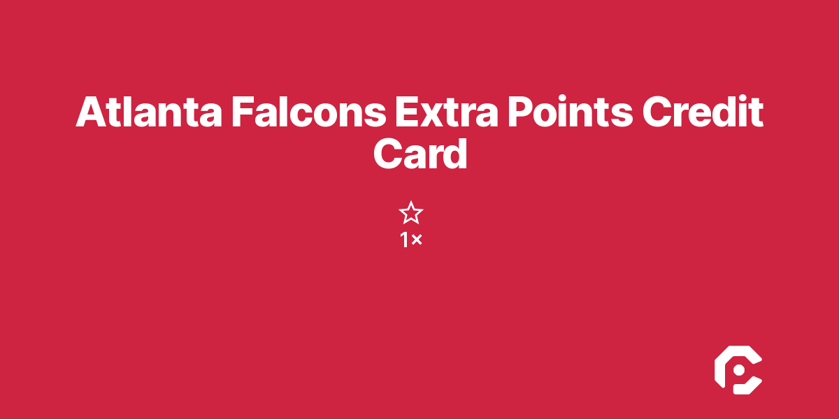 Atlanta Falcons Extra Points Credit Card