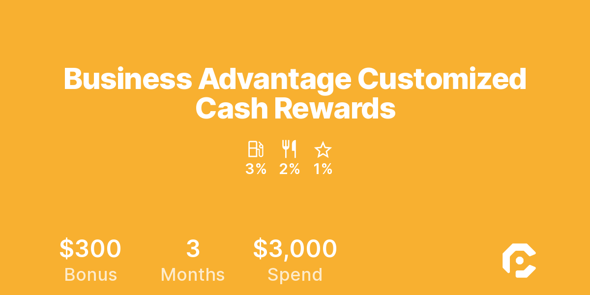 Business Advantage Customized Cash Rewards