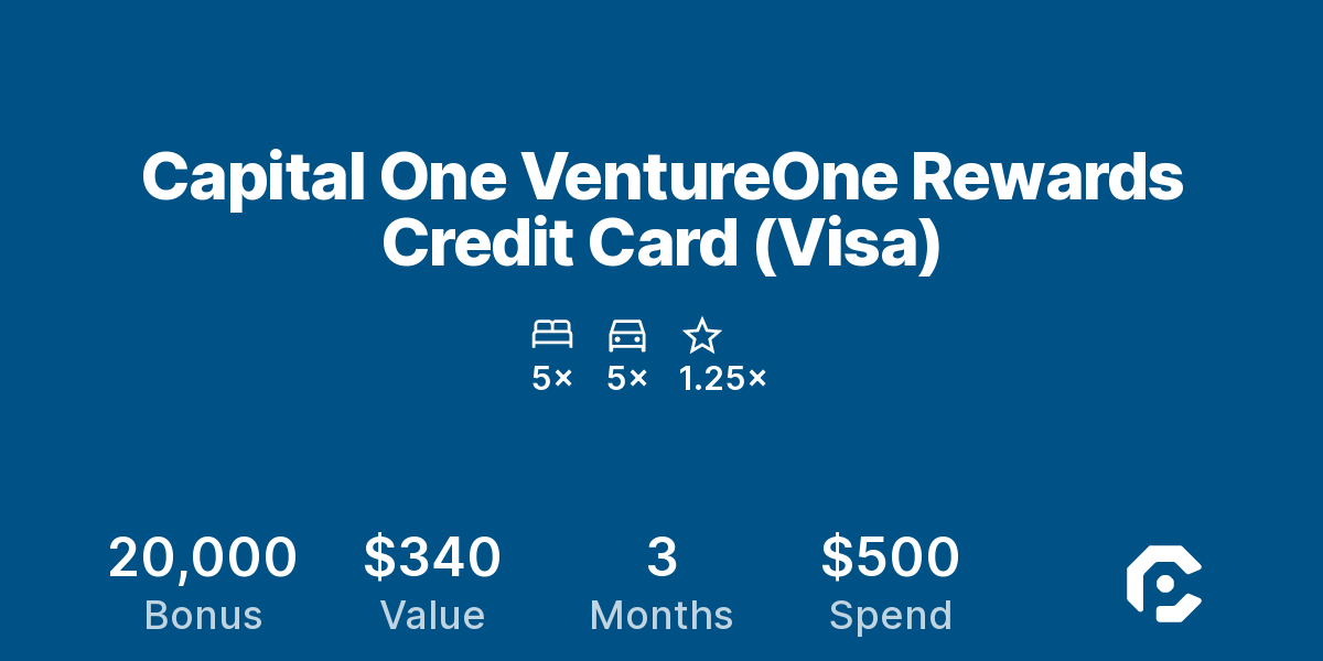 Capital One VentureOne Rewards Credit Card (Visa)