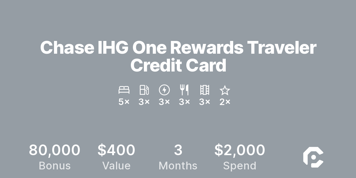 Chase IHG One Rewards Traveler Credit Card