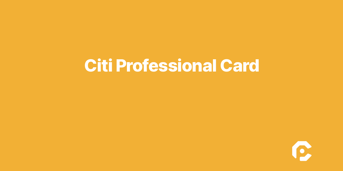 Citi Professional Card