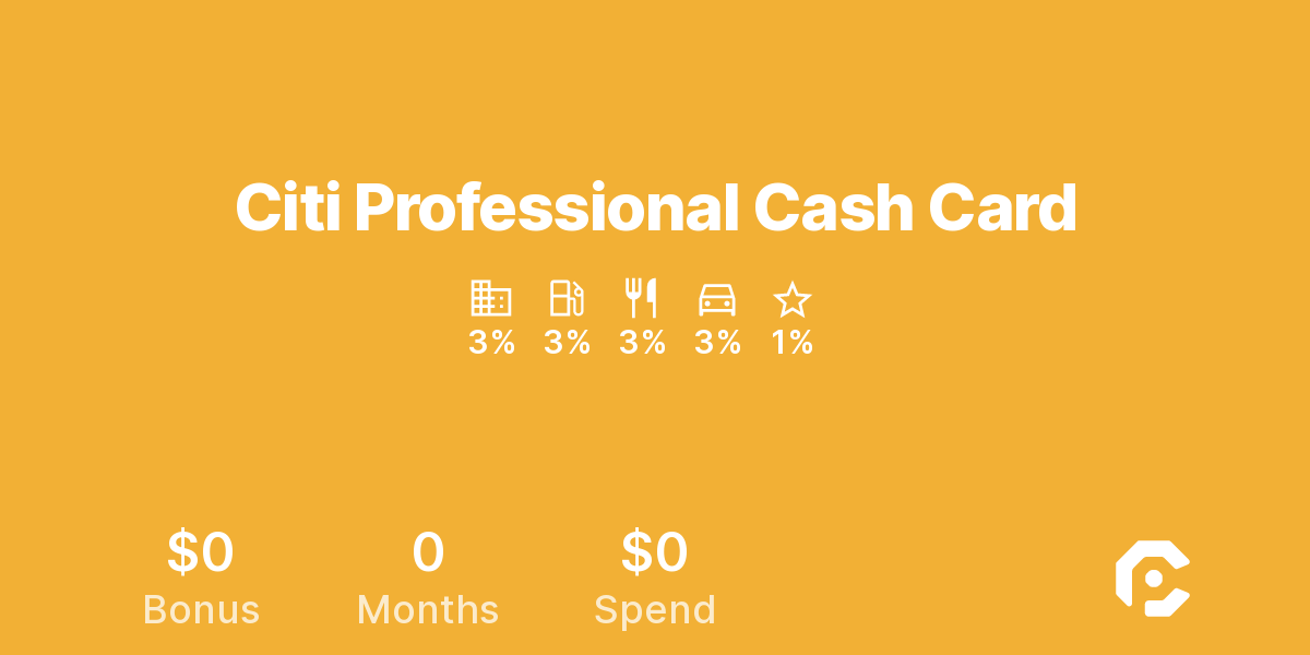 Citi Professional Cash Card
