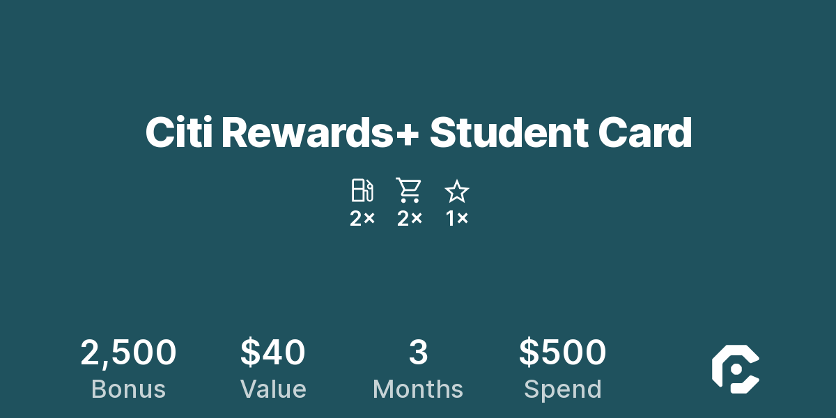 Citi Rewards+ Student Card
