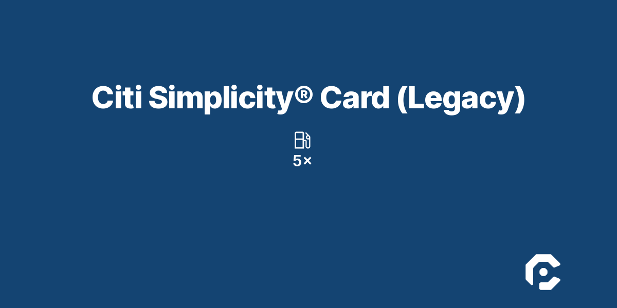 Citi Simplicity® Card (Legacy) | CardPointers