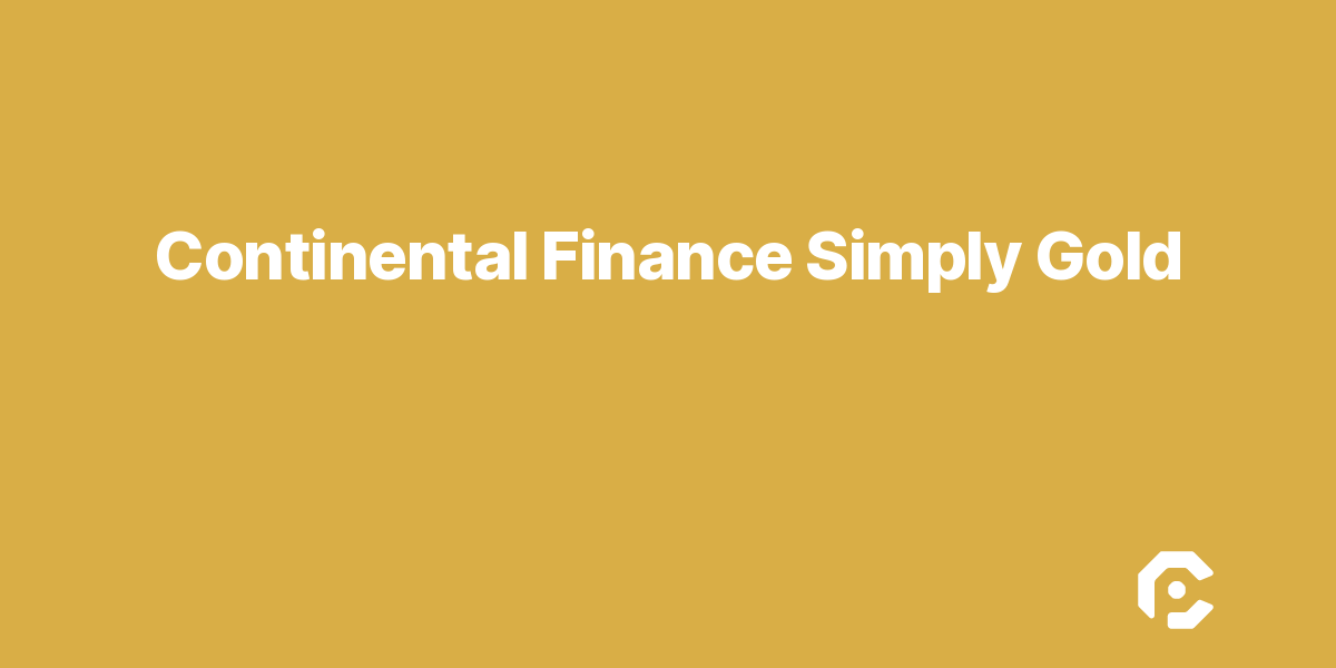 Continental Finance Simply Gold