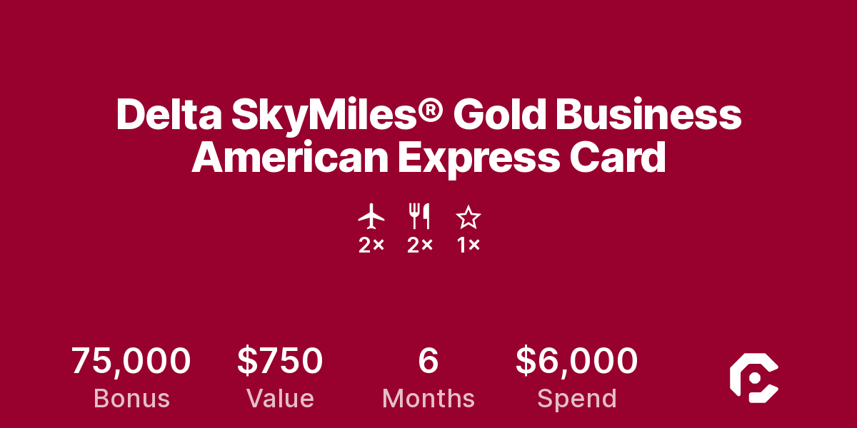 Delta SkyMiles® Gold Business American Express Card