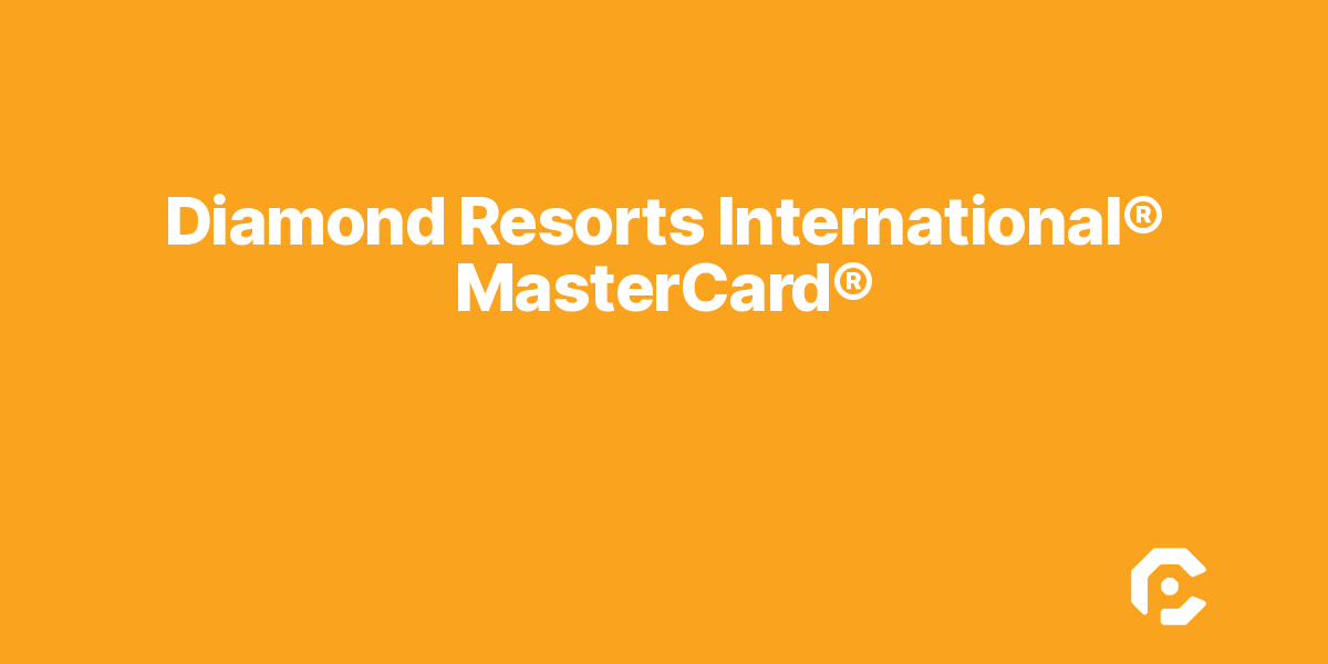 Diamond Resorts International® MasterCard®