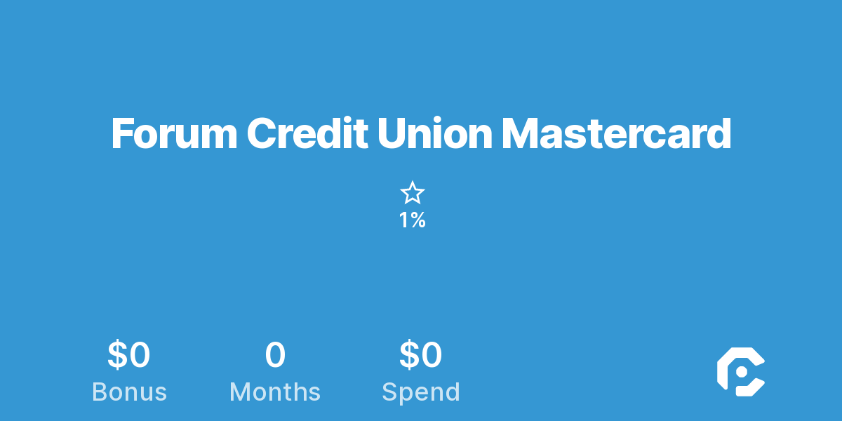 Forum Credit Union Mastercard