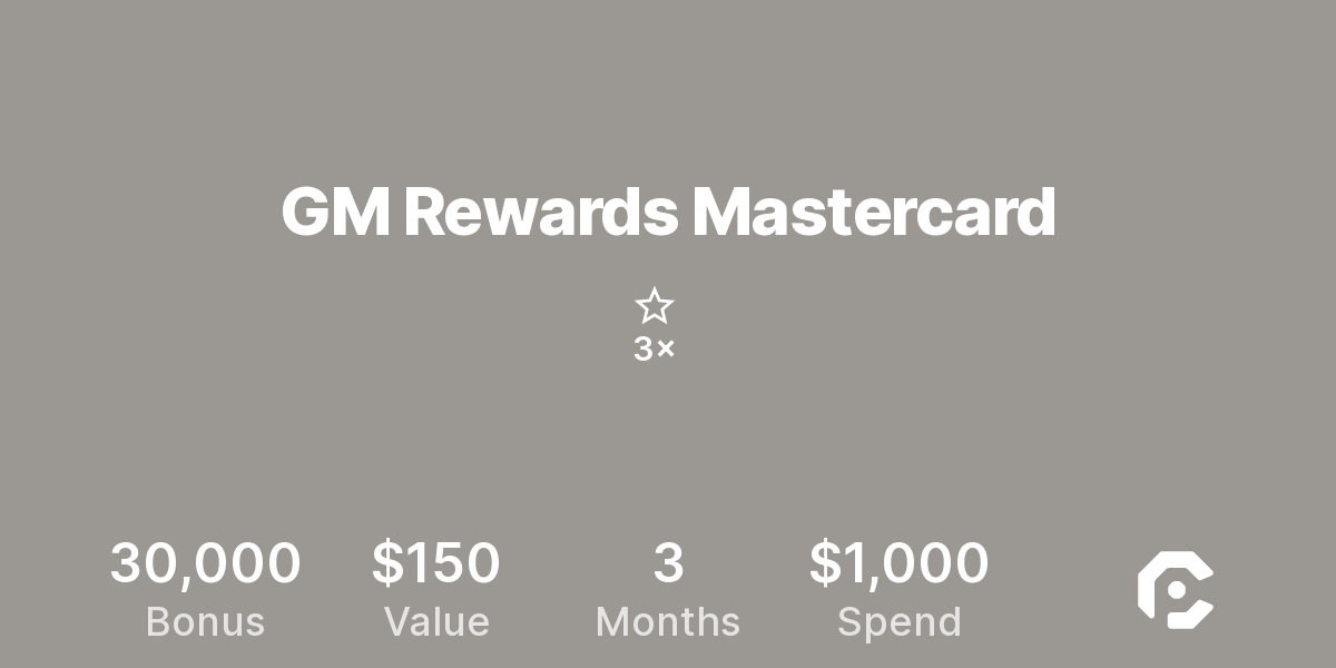 GM Rewards Mastercard