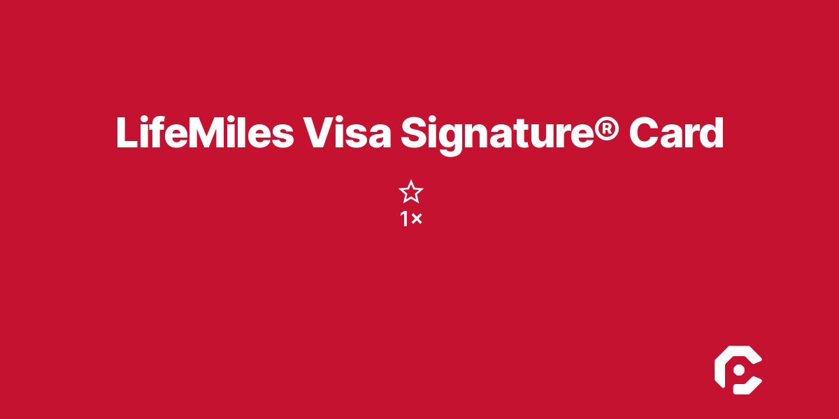 LifeMiles Visa Signature® Card