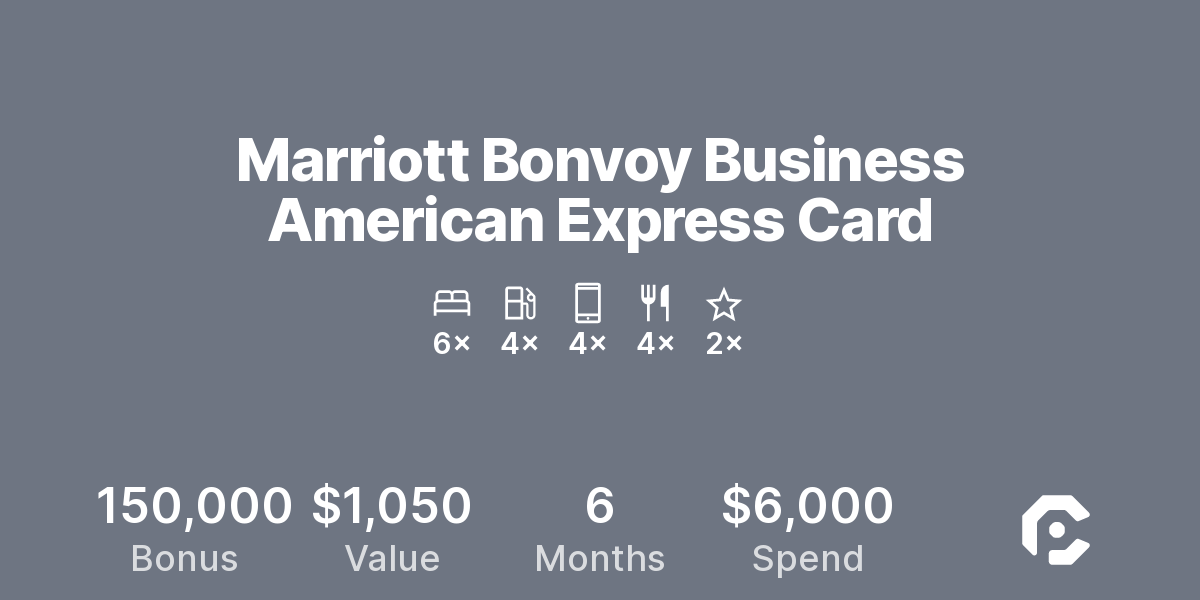 Marriott Bonvoy Business American Express Card