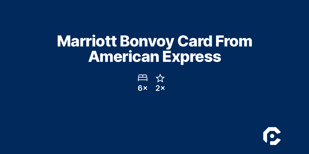 Marriott Bonvoy Card From American Express