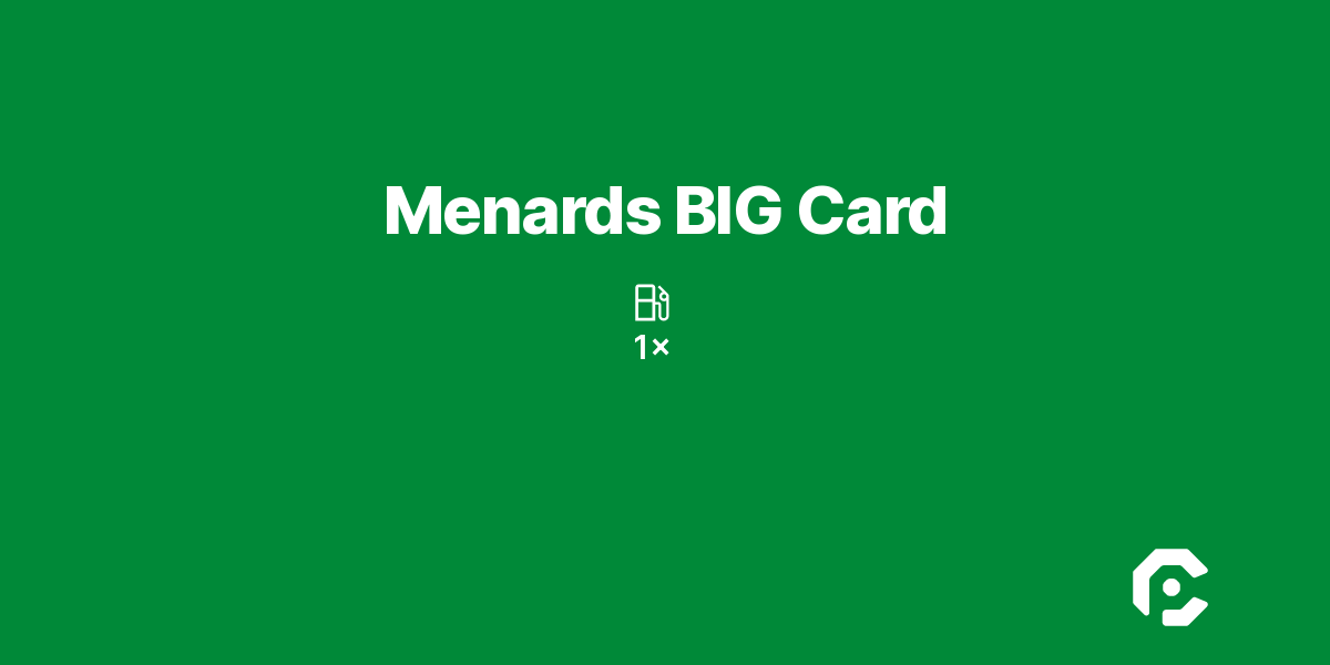 Menards BIG Card® at Menards®