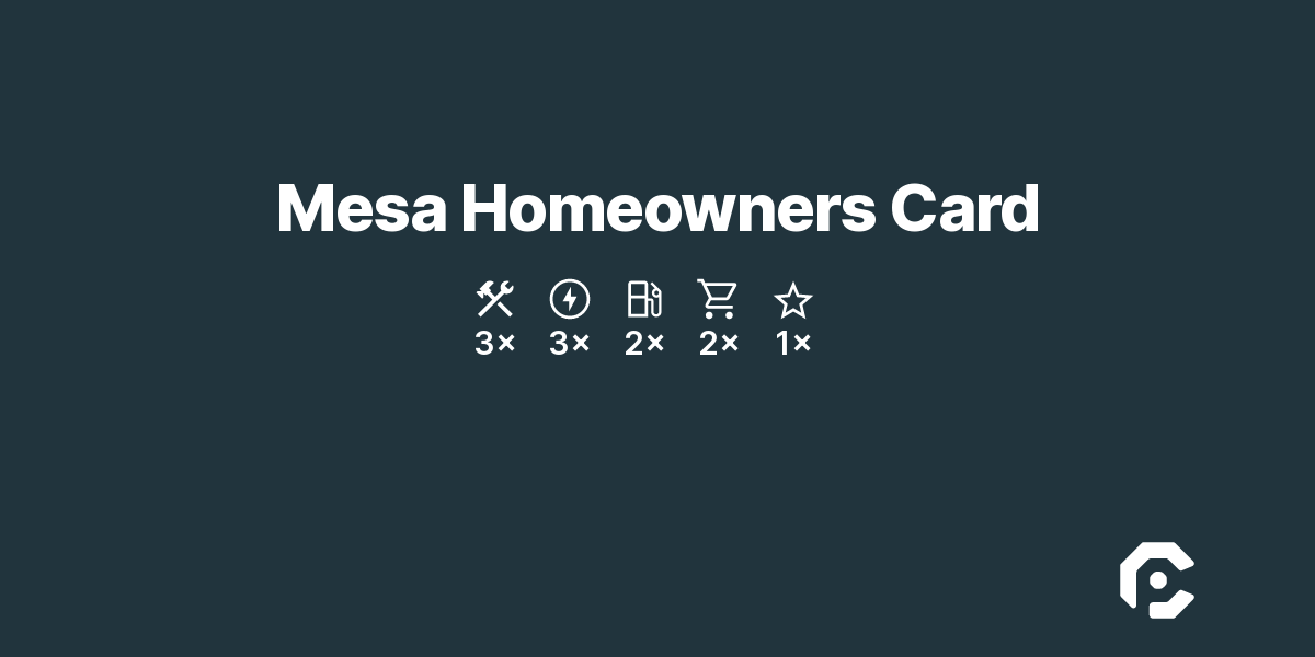 Mesa Homeowners Card