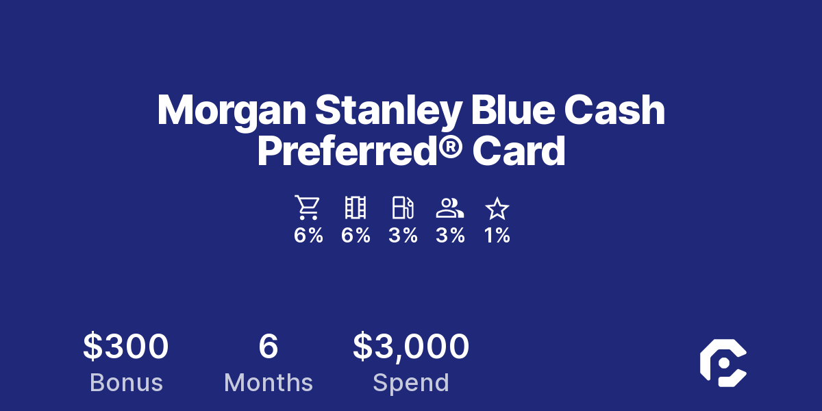 Morgan Stanley Blue Cash Preferred® Card