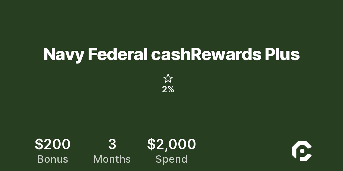 Navy Federal cashRewards Plus