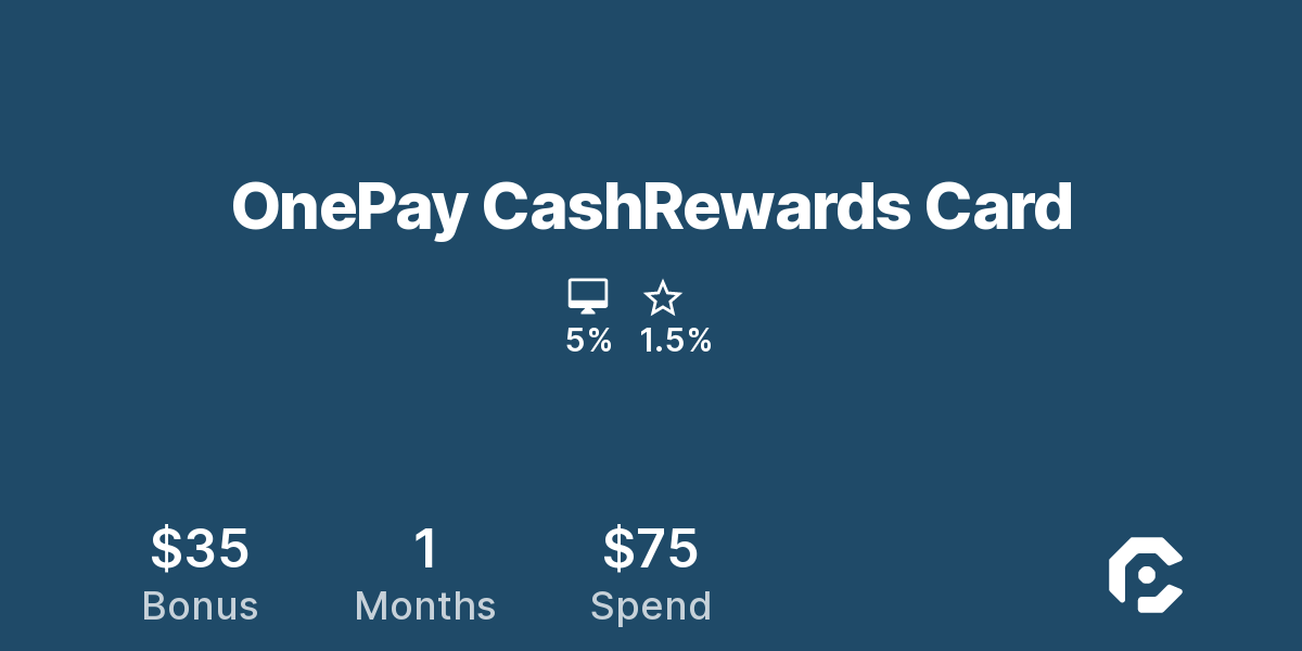 OnePay CashRewards Card