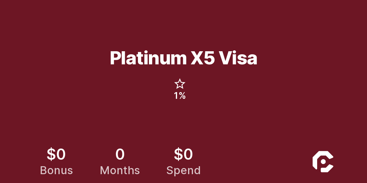 Platinum X5 Visa