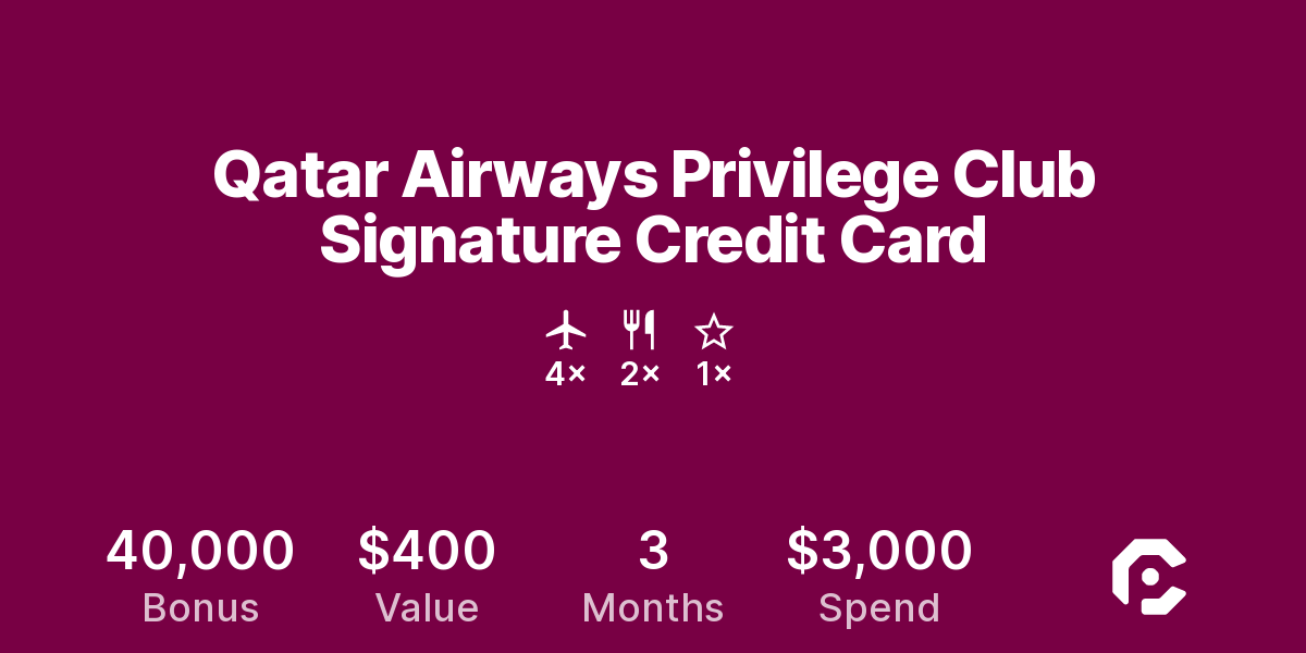 Qatar Airways Privilege Club Signature Credit Card