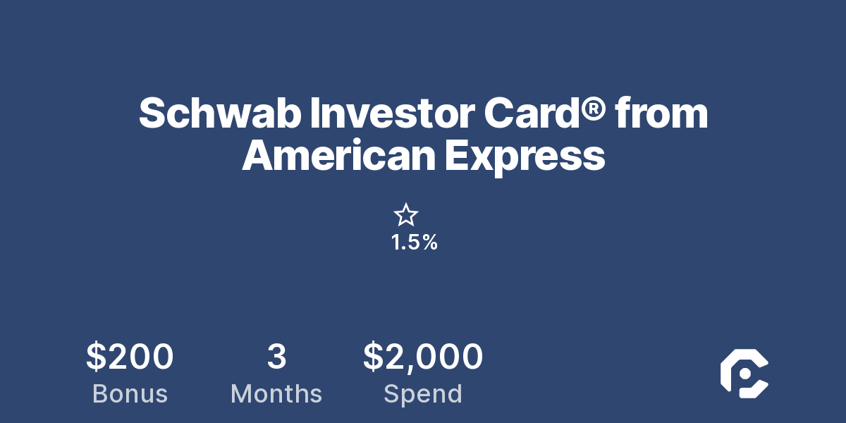 Schwab Investor Card® from American Express