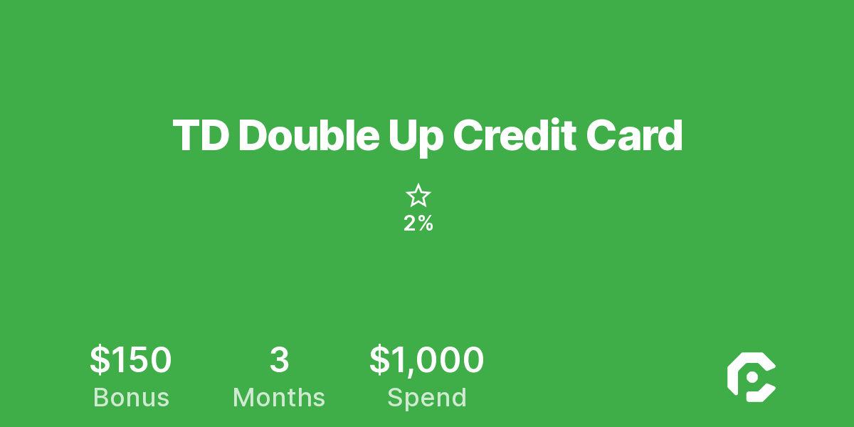 TD Double Up Credit Card
