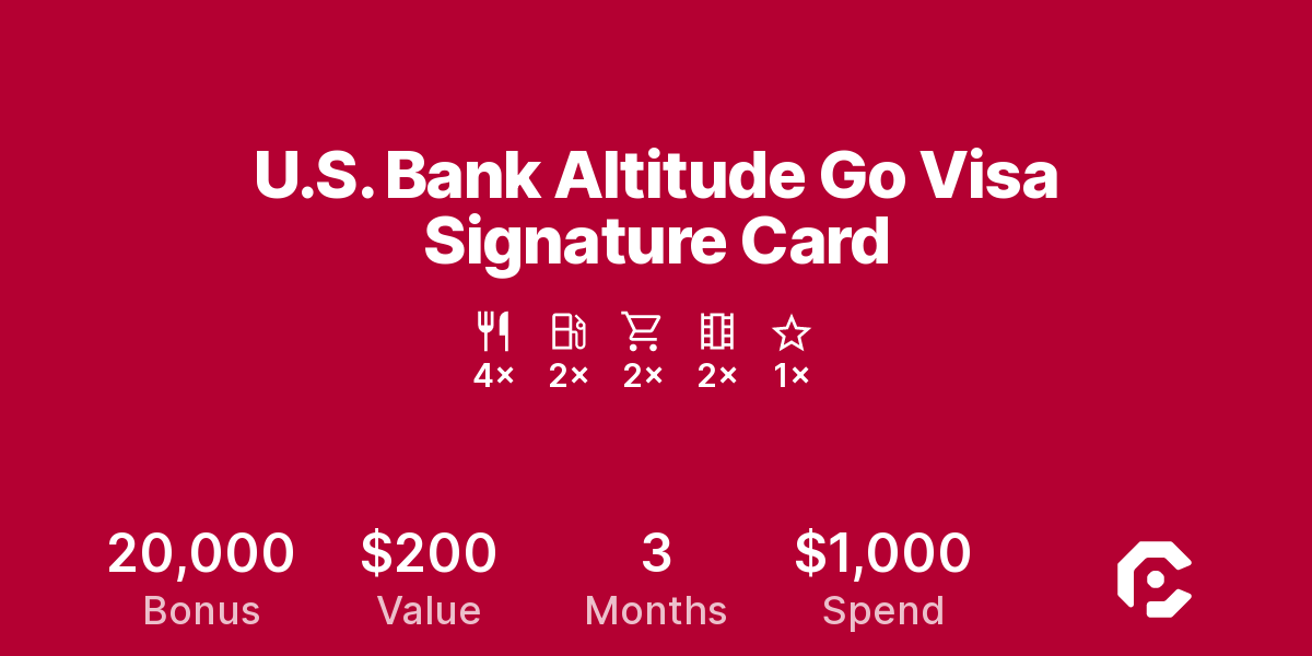 U.S. Bank Altitude Go Visa Signature Card