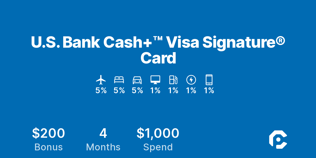 U.S. Bank Cash+™ Visa Signature® Card