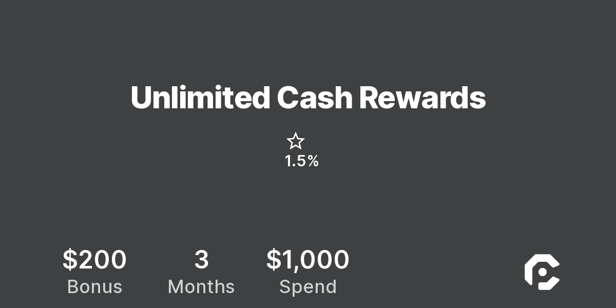 Unlimited Cash Rewards
