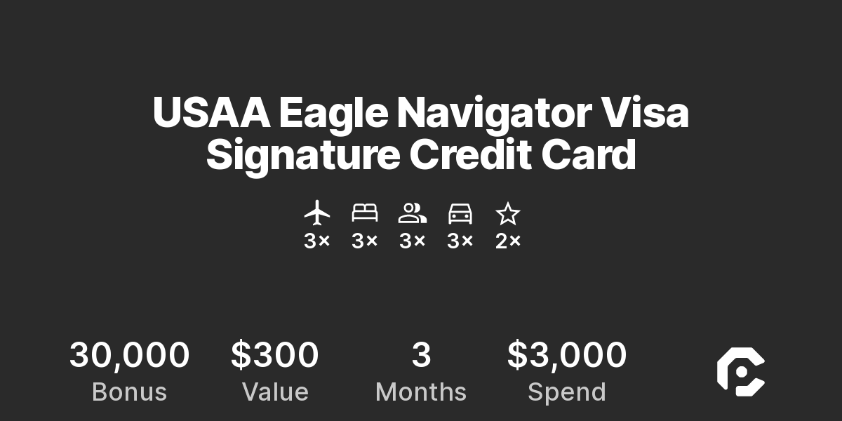 USAA Eagle Navigator Visa Signature Credit Card