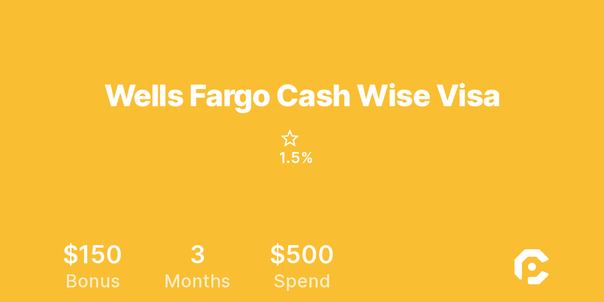 Wells Fargo Cash Wise Visa