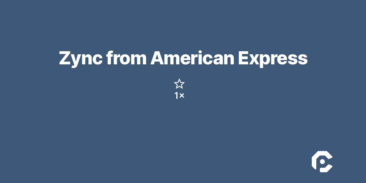 Zync from American Express