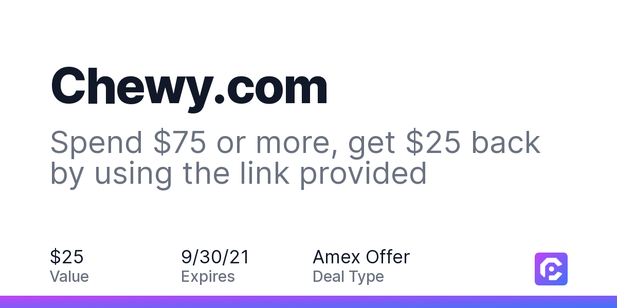 Today's Deals: Chewy Promo Codes, Discounts & Coupons