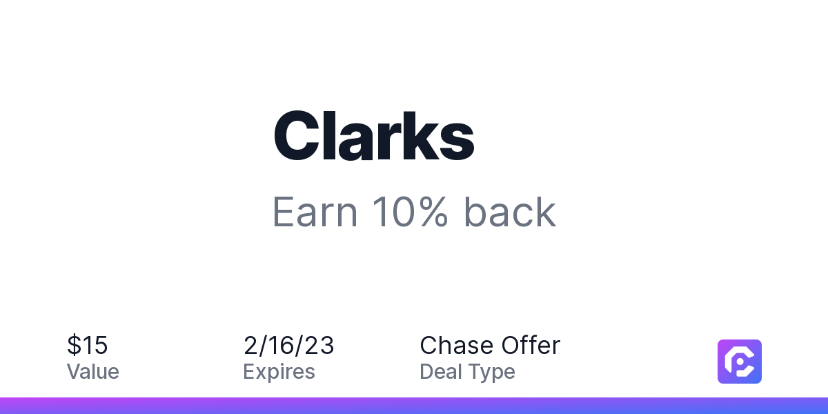 Clarks offers 2024