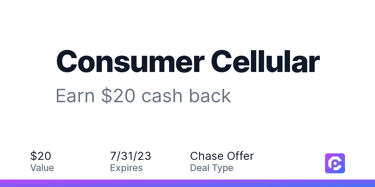 consumer cellular $20 plan