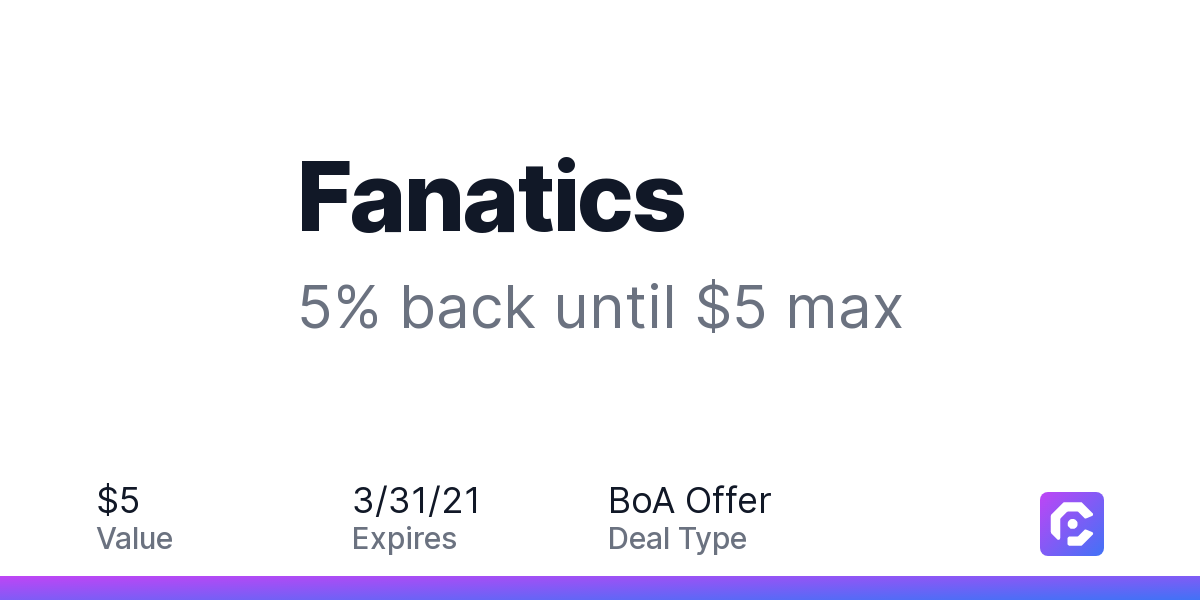 Fanatics Offers