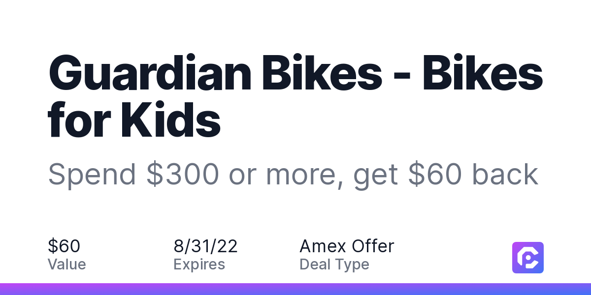 Guardian Bikes Bikes for Kids Spend 300 or more get 60 back