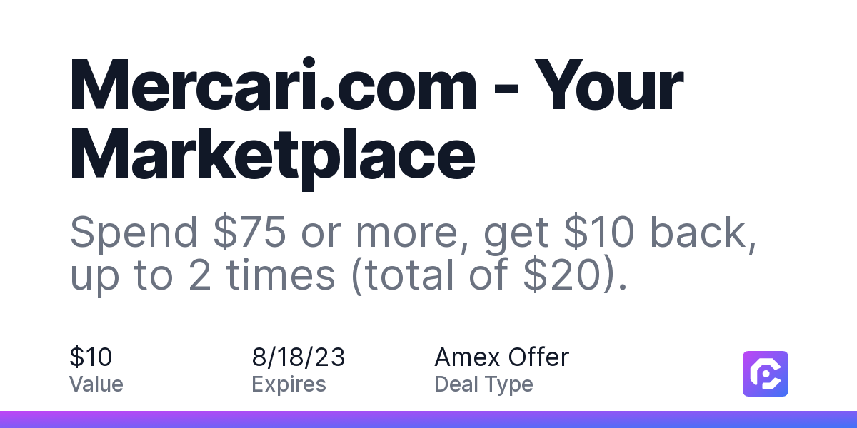 Mercari: Your Marketplace, Mercari