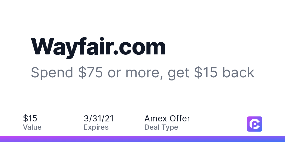 promo code wayfair coupon